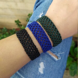 Bransoletka makrama/codzienna bransoletka/najlepszy przyjaciel bransoletka/wodoodporna bransoletka/hippie bransoletka/biżuteria artystyczna/boho makrama biżuteria