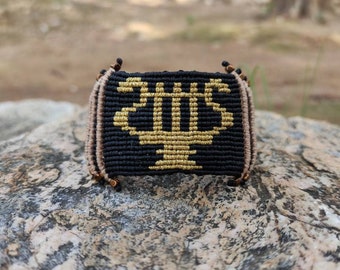 Wide Macrame Bracelet/Knotted Bracelet/Bohemian Jewelry/Boho bracelet/Hippie bracelet/Handwoven bracelet/Tribal macrame/Greek bracelet