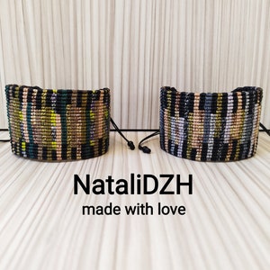 Brede Macrame armband/geknoopte armband/Boho sieraden/Boho armband/Hippie armband/handgeweven armband/Tribal macrame/elegante armband
