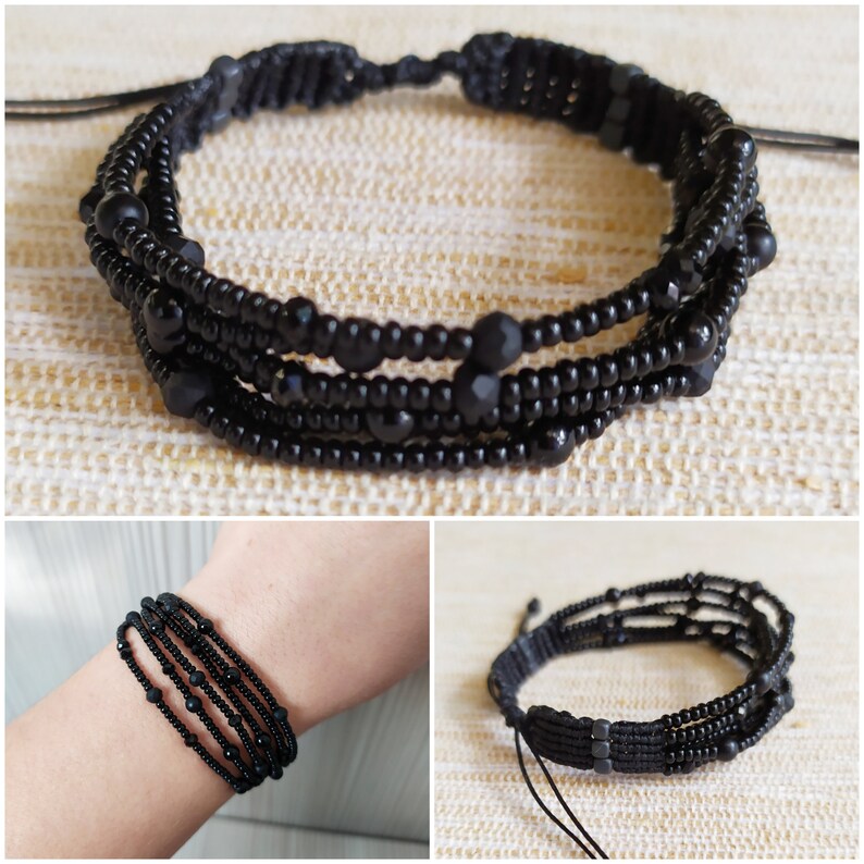 Seed Bead Bracelet/beaded Bracelets/wrists Beads/macrame Bracelet