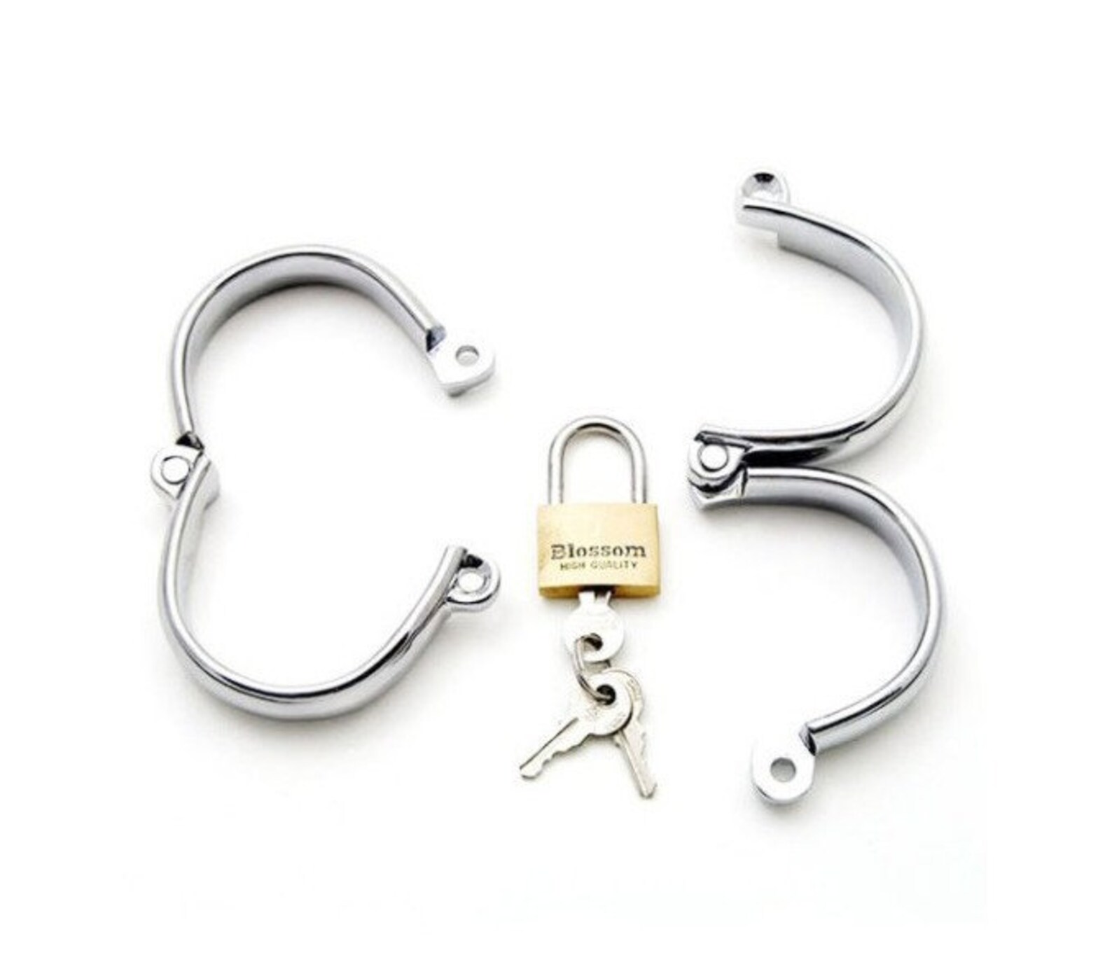 Stainless Steel Handcuffs Etsy
