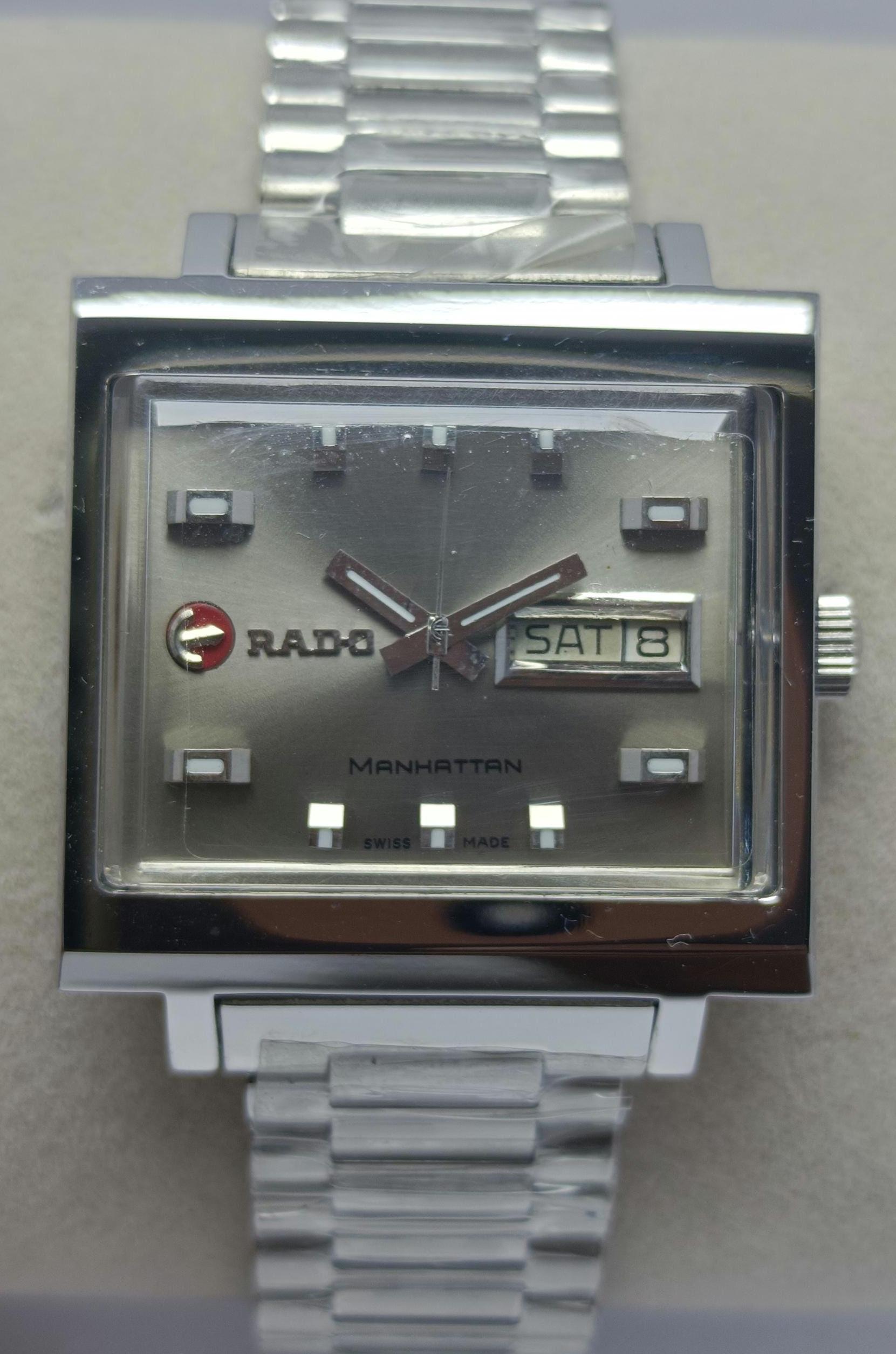 ラドーマンハッタン ヴィンテージ 稼働】RADO ラドー マンハッタン