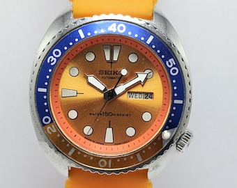 Seiko 1st Gen Automatic Orange Monster SKX781 7s26-0350 43mm Scuba