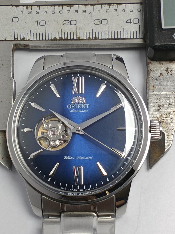 Refurbished Orient Open Heart Automatic Watch: Bl… - image 5