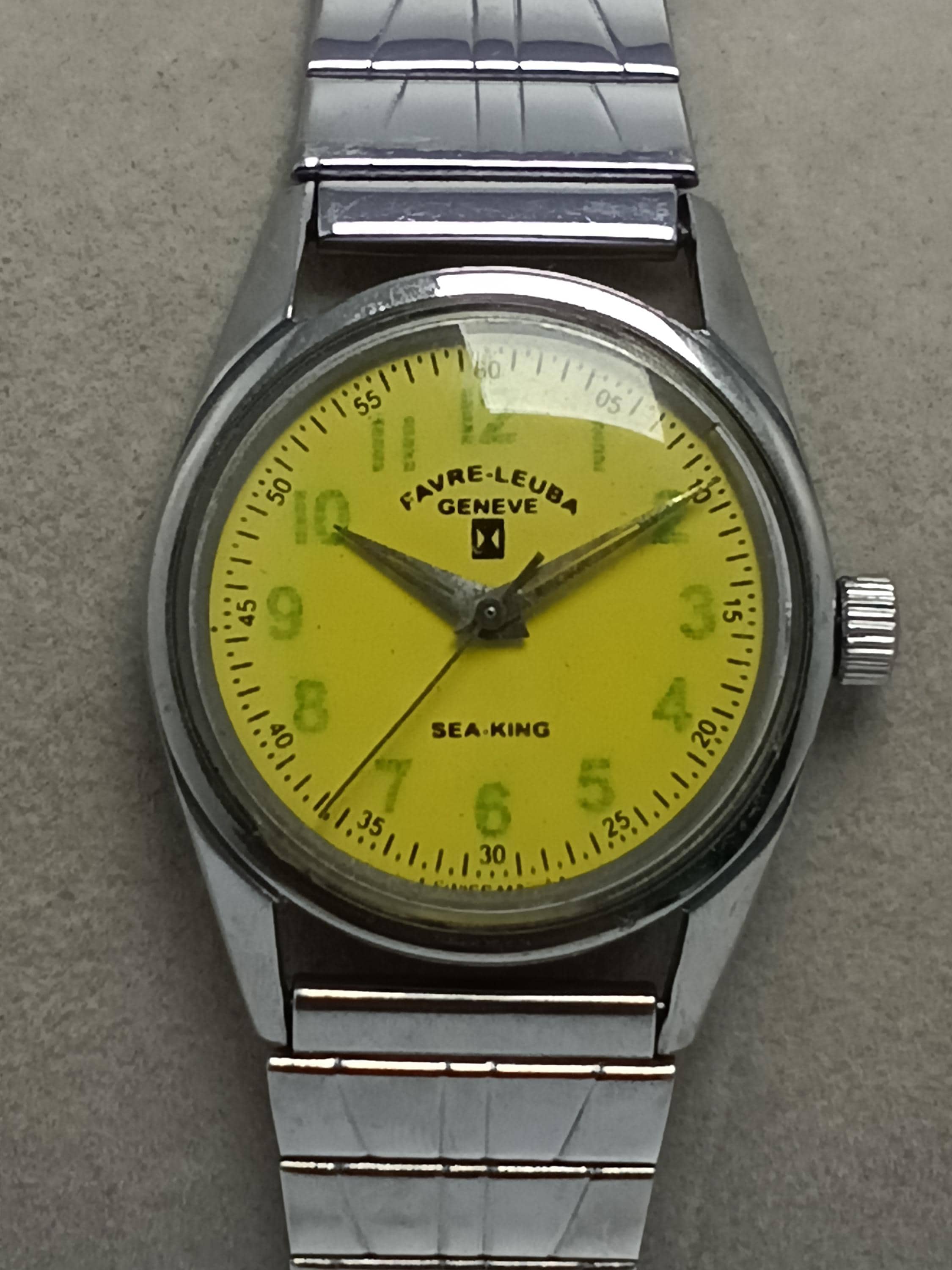 FAVRE-LEUBA SEA KING 手巻き腕時計 A3304 Vintage 1960's Favre-Leuba 