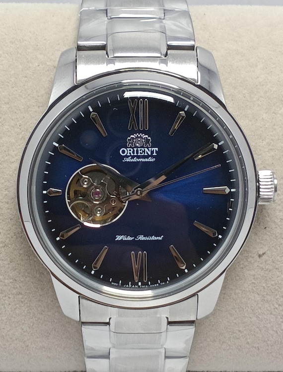 Refurbished Orient Open Heart Automatic Watch: Bl… - image 1