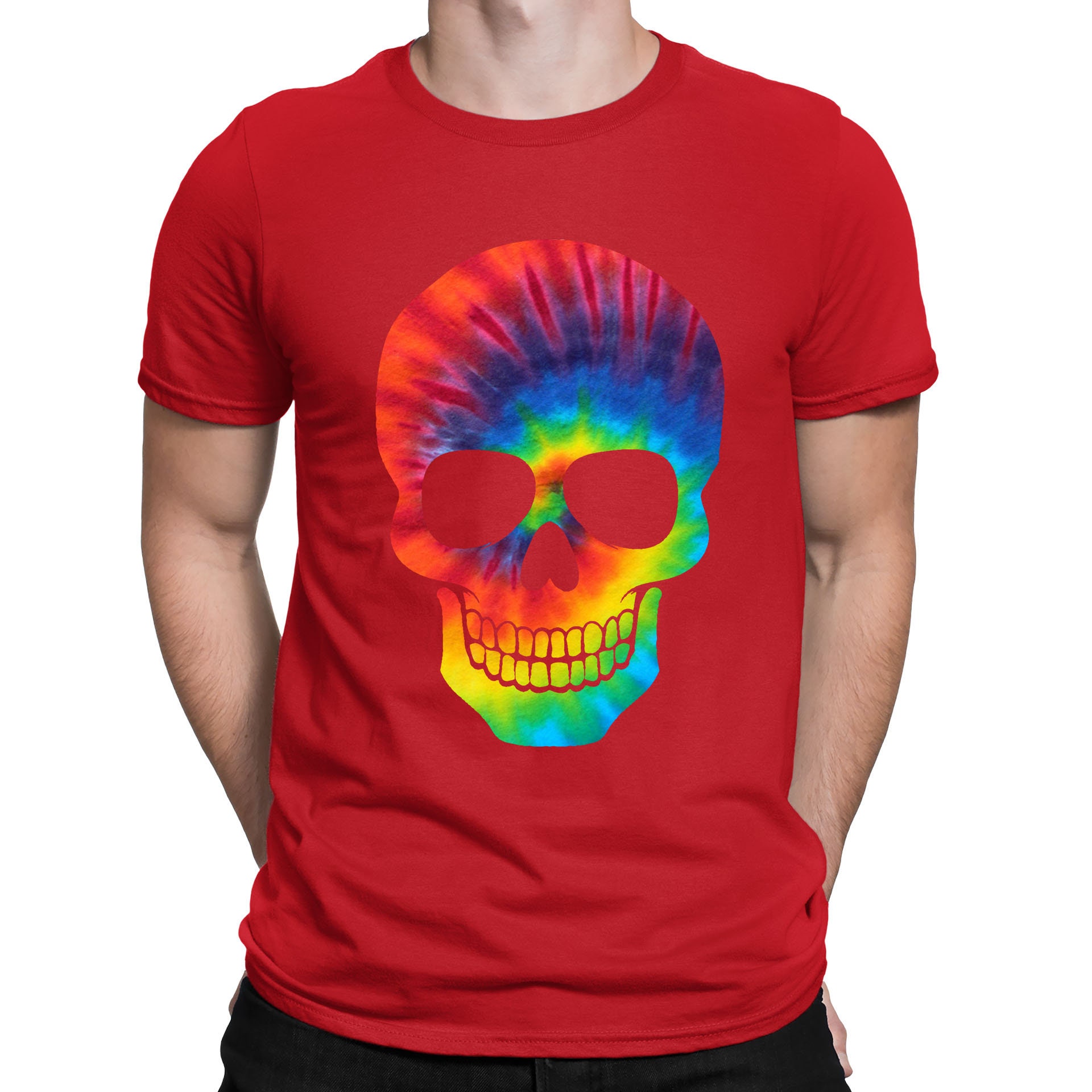Tie Dye Skull T-shirt - Mens Womens and Kids Sizes - Etsy