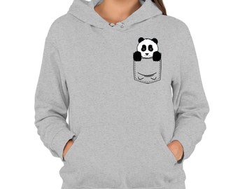 Panda Pocket Hoodie | Cute Unisex Graphic Sweatshirt