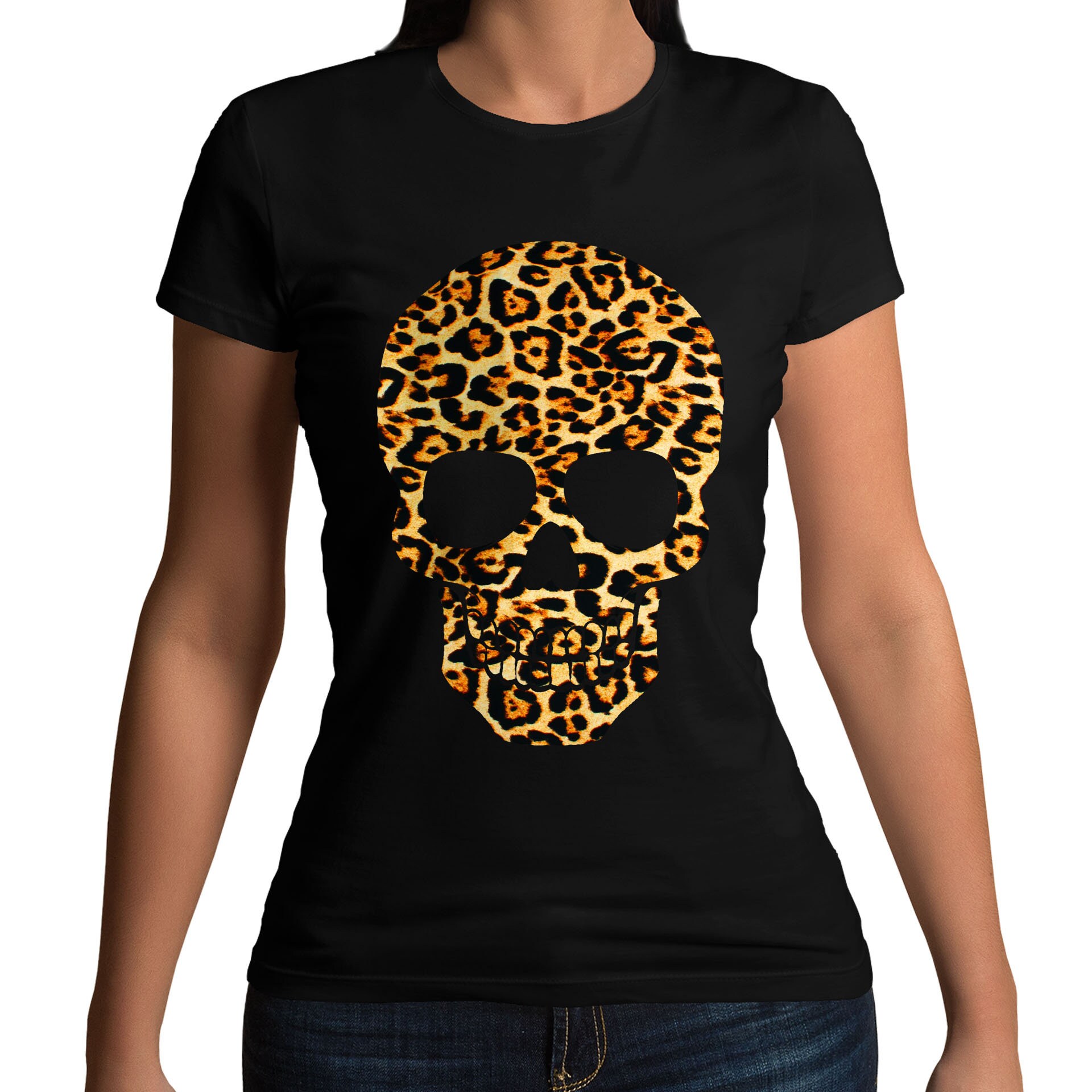 【BADBLOOD】 Crack Print T-Shirt - Black Leopard Badblood Crack Print T-Shirt Black Leopard – BBGSHOPHK