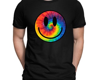 Tie Dye Happy Smile Face Trippy Acid 