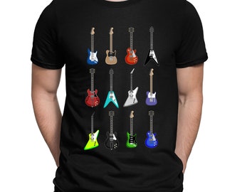 GUITAR TREE T SHIRT ELECTRIC ACOUSTIC STRINGS PLECTRUM BIRTHDAY GIFT PRESENT GUITAR TREE T SHIRT ELECTRIC ACOUSTIC STRINGS PLECTRUM BIRTHDAY GIFT PRESENT