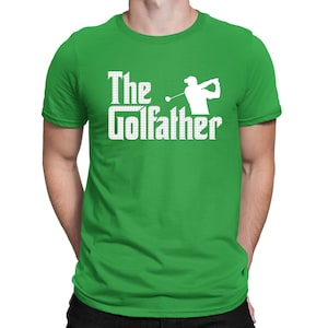 The Golfather Funny Dad Golf Father Birthday Present Golfing T-Shirt