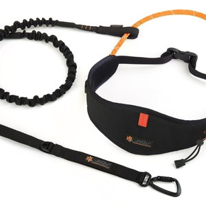 Running belt with dog Light Canicross Belt & Rope