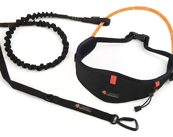 Running belt with dog Light Canicross Belt & Rope