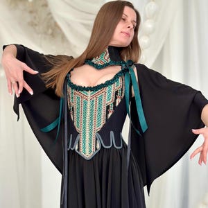 Royal Costume for Women, Renaissance Court Dress Set, Historical Corset and Skirt, Fantasy Queen Outfit, LARP Noblewoman Gown, Tudor Corset