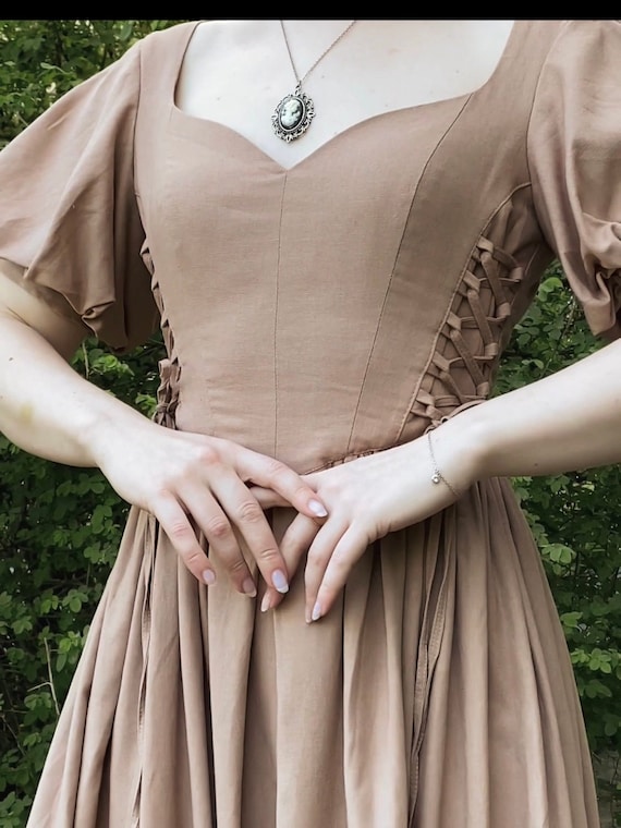 linen regency dress White Linen Dress in the Style of a Regency Wedding Dress, Historically  Inspired by Jane Austen, Custom-made