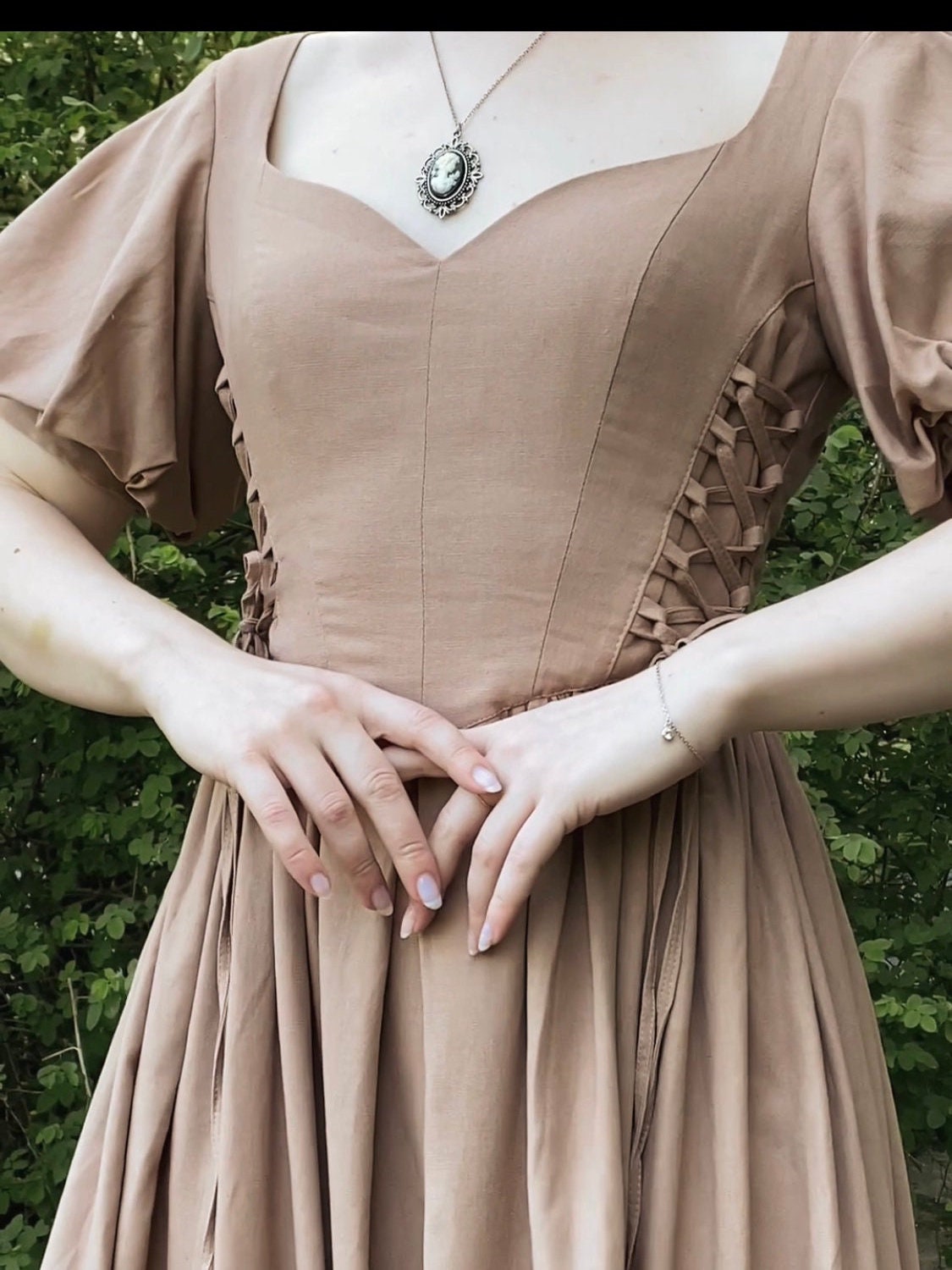 linen dress renaissance Renaissance Linen Dress for Women