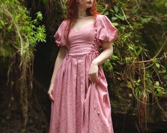 embroidered renaissance dress cotton linen under $100 FURPHI Medieval Underdress for Women Long Sleeve Biblical Peasant Costume : Clothing, Shoes & Jewelry to all Summer long Full length 100% Cotton Summer