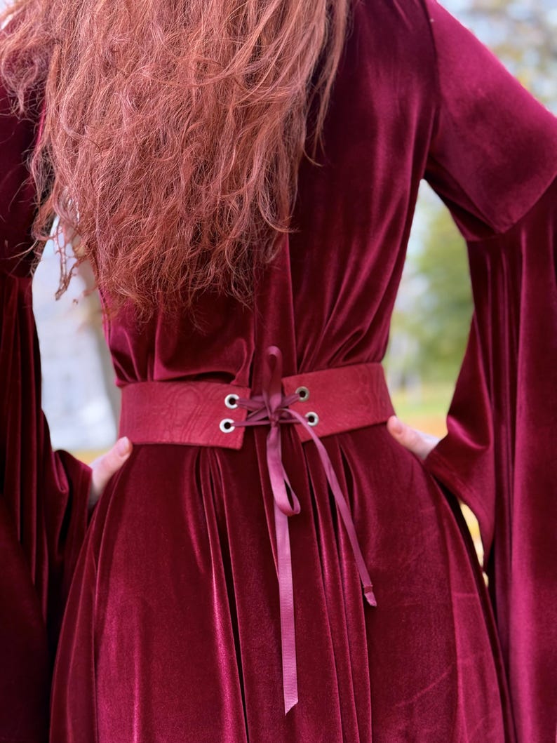 renaissance corset belt with lace up back
medieval bodice waist belt accessory
adjustable lace up waist cincher belt
fantasy larp corset belt outfit detail
cottagecore corset style belt front view
handmade renaissance waist belt close up
steampunk inspired corset belt accessory
medieval costume waist belt detail
lace up bodice belt for renaissance outfit
handmade fantasy waist corset belt