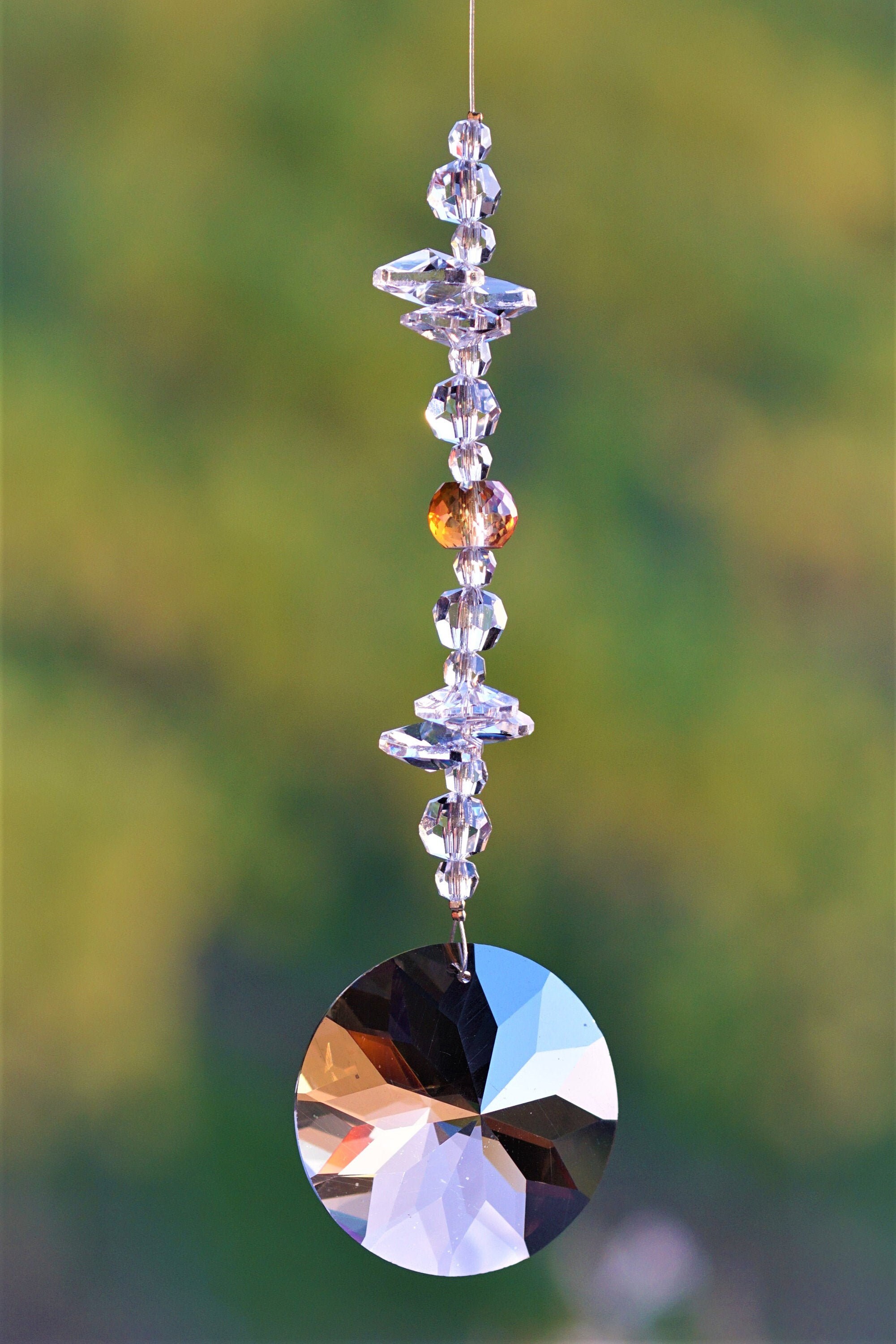 Boules Cristal feng shui 7 chakras et fleur de vie - Les Precieux des Elfes