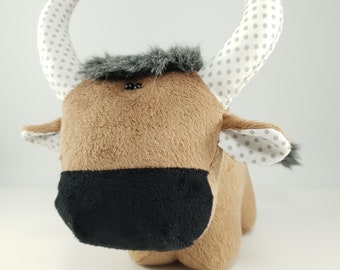 white buffalo plush