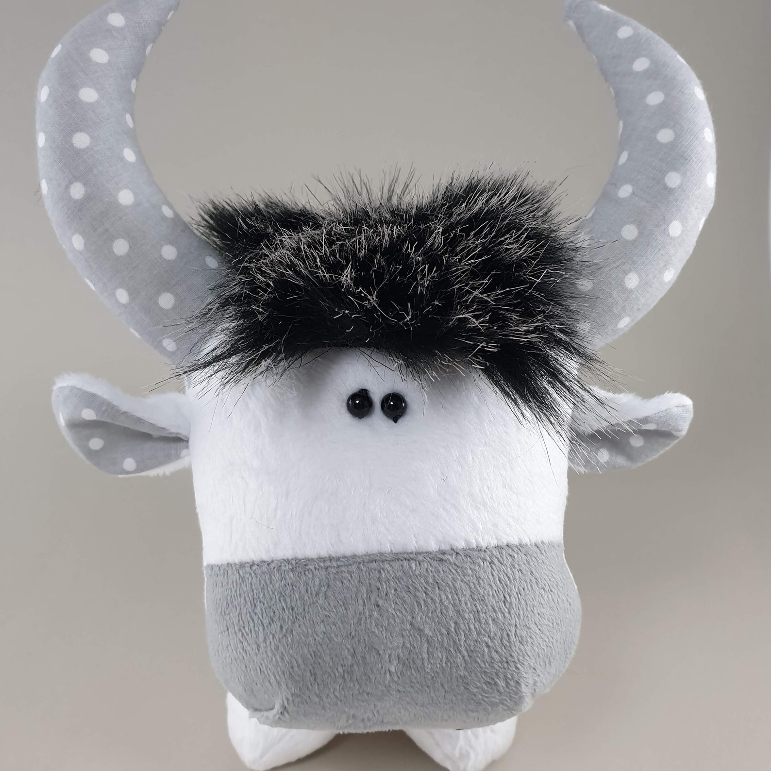 Moon the White Buffalo. Buffalo Plush Toy. White Bison. Etsy