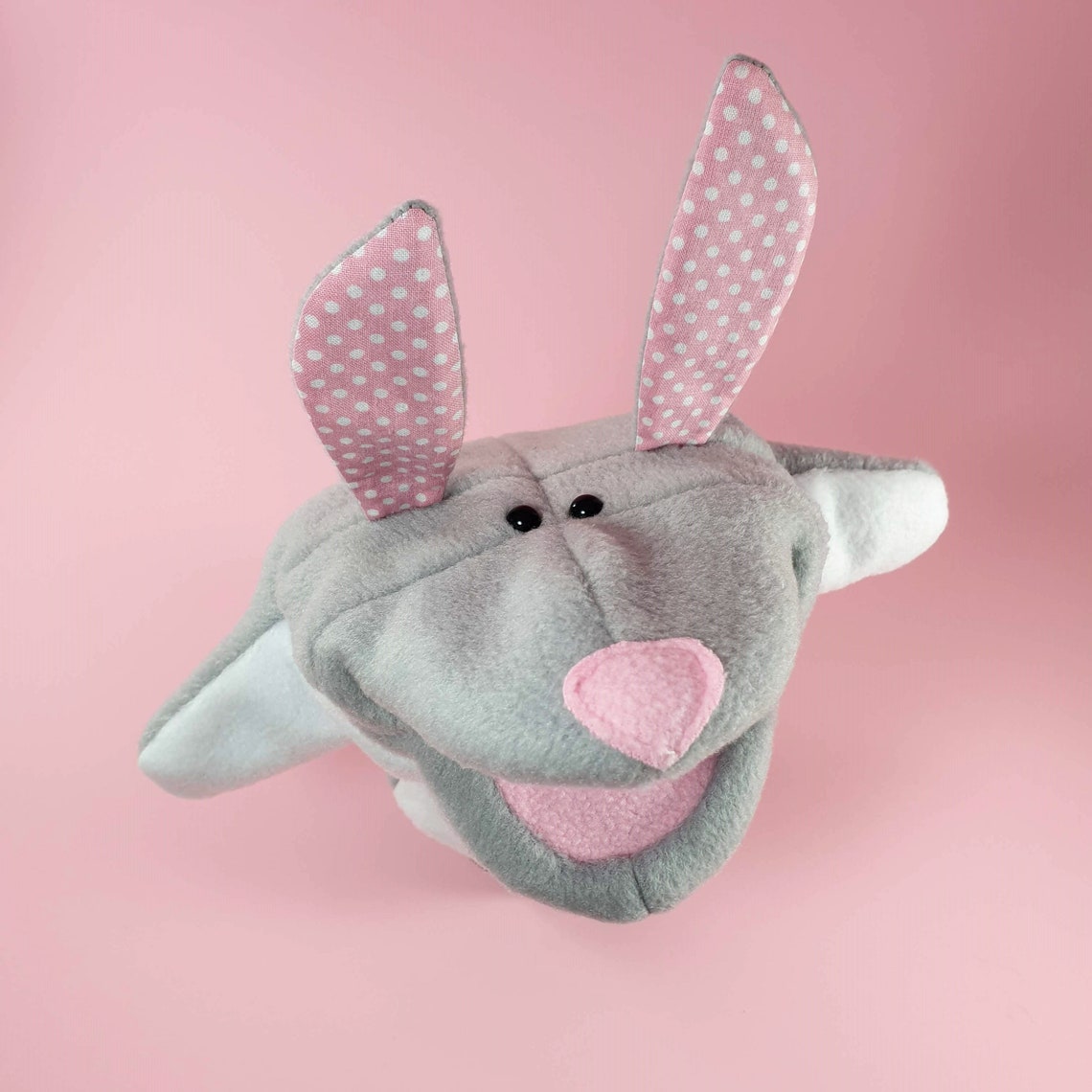 Rabbit Puppet Toy for Kids With Mouth. Puppet Theater Toy. Etsy