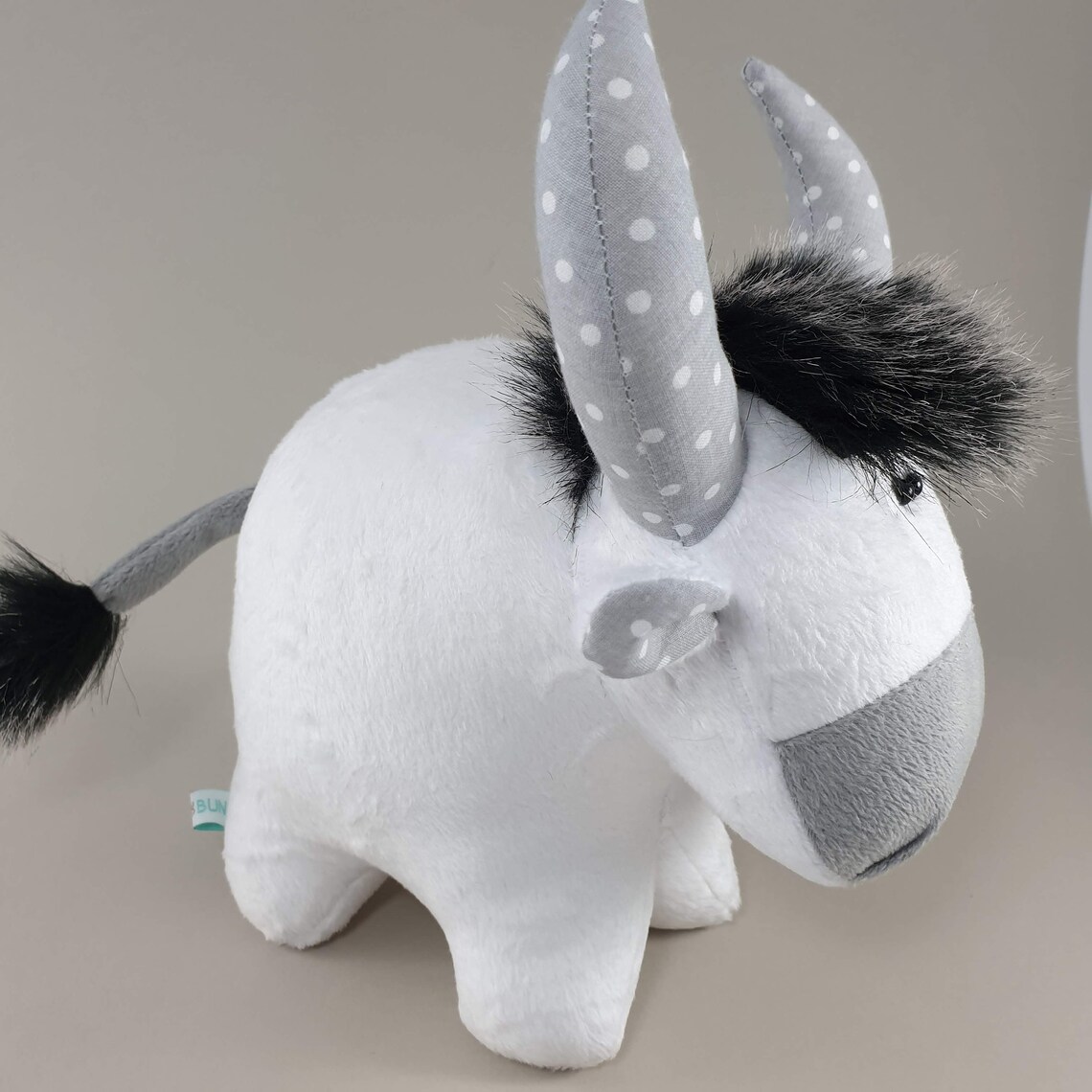Moon the White Buffalo. Buffalo Plush Toy. White Bison. Etsy