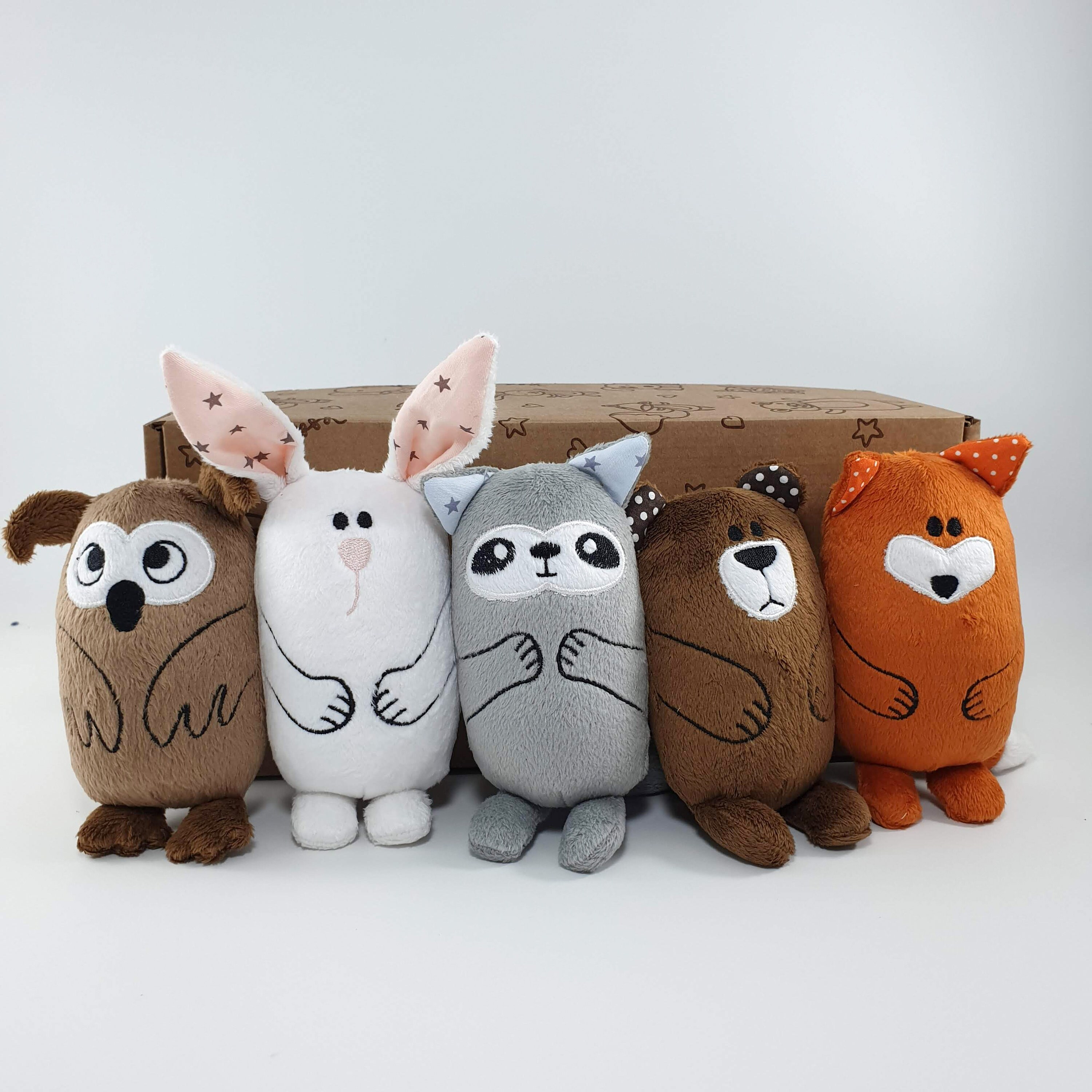 Stuffed Animal Set - Etsy