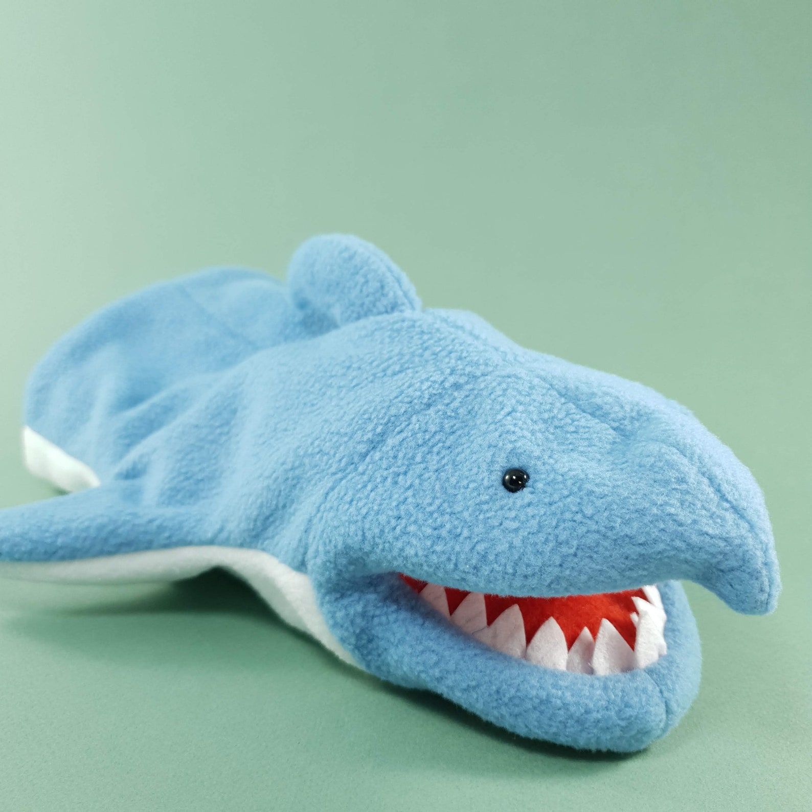 shark puppet party