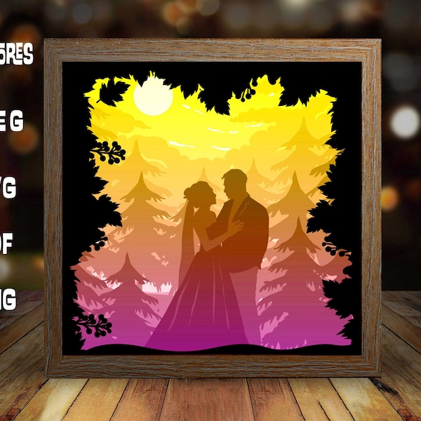Wedding gifts paper light box template, shadow box template, shadow box art, Cutting Cricut, Valentine’s Day gift #206 Wedding gifts paper light box template, shadow box template, shadow box art, Cutting Cricut, Valentine’s Day gift #206