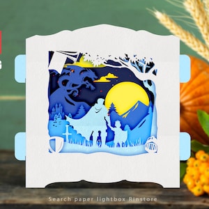 Szczęśliwy dzień ojca 3D Pop Up Card Template, prezent dla taty SVG 3D Pop Up Card, Greeting Pop Up Card, Paper Cut Template, 3D Pop Up DIY #323