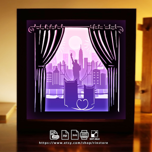 Couple Cats Paper Cut Light Box Template , shadow box svg, light box svg, die cut, Cricut svg, Shadow Paper cut Couple Cats Paper Cut Light Box Template , shadow box svg, light box svg, die cut, Cricut svg, Shadow Paper cut