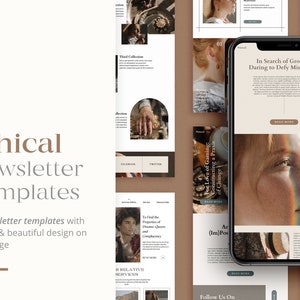 Ethical Newsletter Templates | mailchimp template | Email Marketing | canva newsletter | canva mail template | not HTML