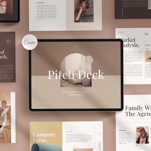 Yoria Pitch Deck Templates | Canva Presentation Templates | Masterclass Template | Lead Magnet | Masterclass Webinar Templates