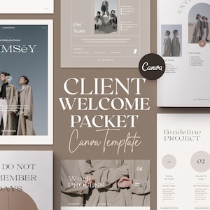 Klimsey Client Welcome Packet | New Client Packet | Service Guide | Business Proposal | Guide | Client Onboarding Packet