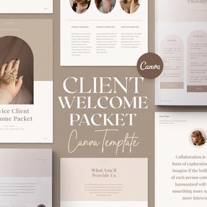 Yoria Client Welcome Packet | New Client Packet | Service Guide | Business Proposal | Guide | Client Onboarding Packet