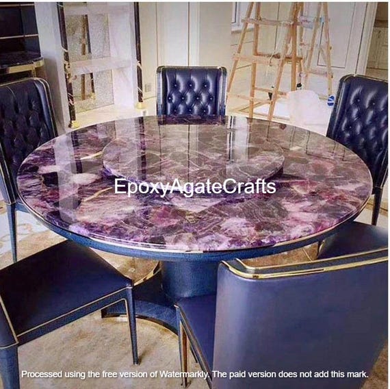 Amethyst crystal coffee table discount