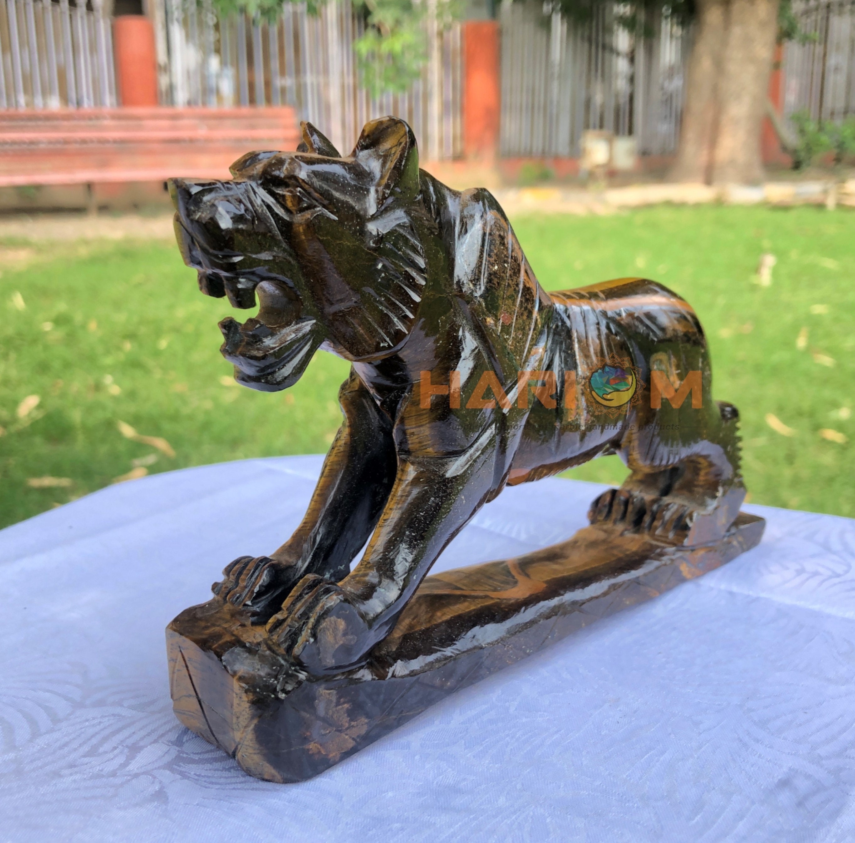 ethereal tiger statuette