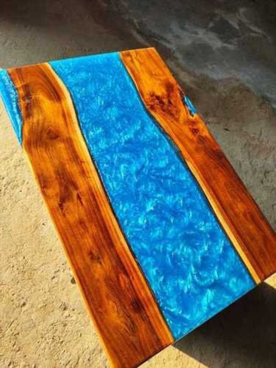 Custom Made Epoxy Resin Center Sofa Dining Table Kitchen Slab Etsy