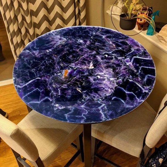 Amethyst best sale coffee table