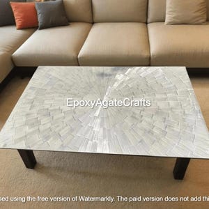 Handmade Selenite Stone Table Top: Crystal Healing Decor