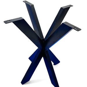 Black Iron Legs Spider & U Shape Design for Tables Durable, Stylish, and Modern Metal Table Legs Perfect for Dining Coffee or Office Table