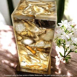 Agate Bedside Lamp – Decorative Natural Stone Lamp for Relaxing & Healing Ambiance for Stylish Bedroom, Office Living Room Decors