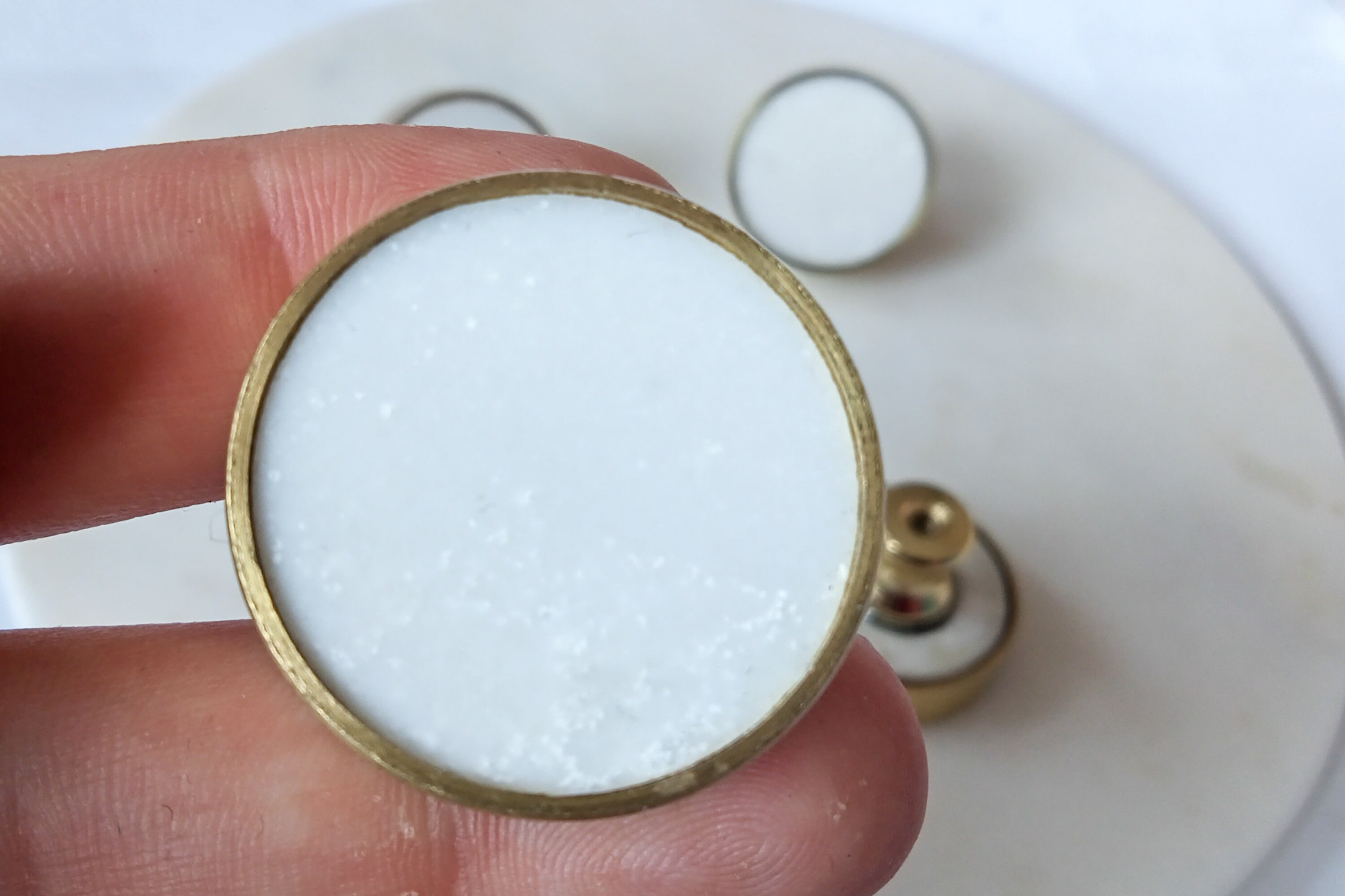 Natürlicher Marmor Schrankknopf Luxus Marmor Schubladenknopf | Etsy