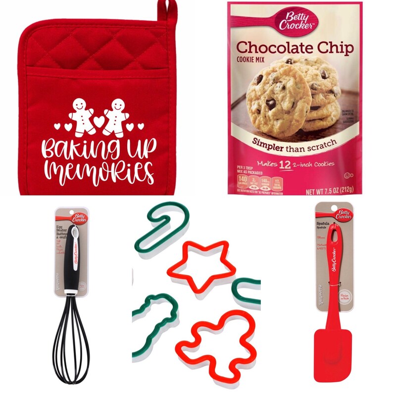 Christmas Oven Mitt & Baking Supplies Gift Set Baking Mitt Etsy