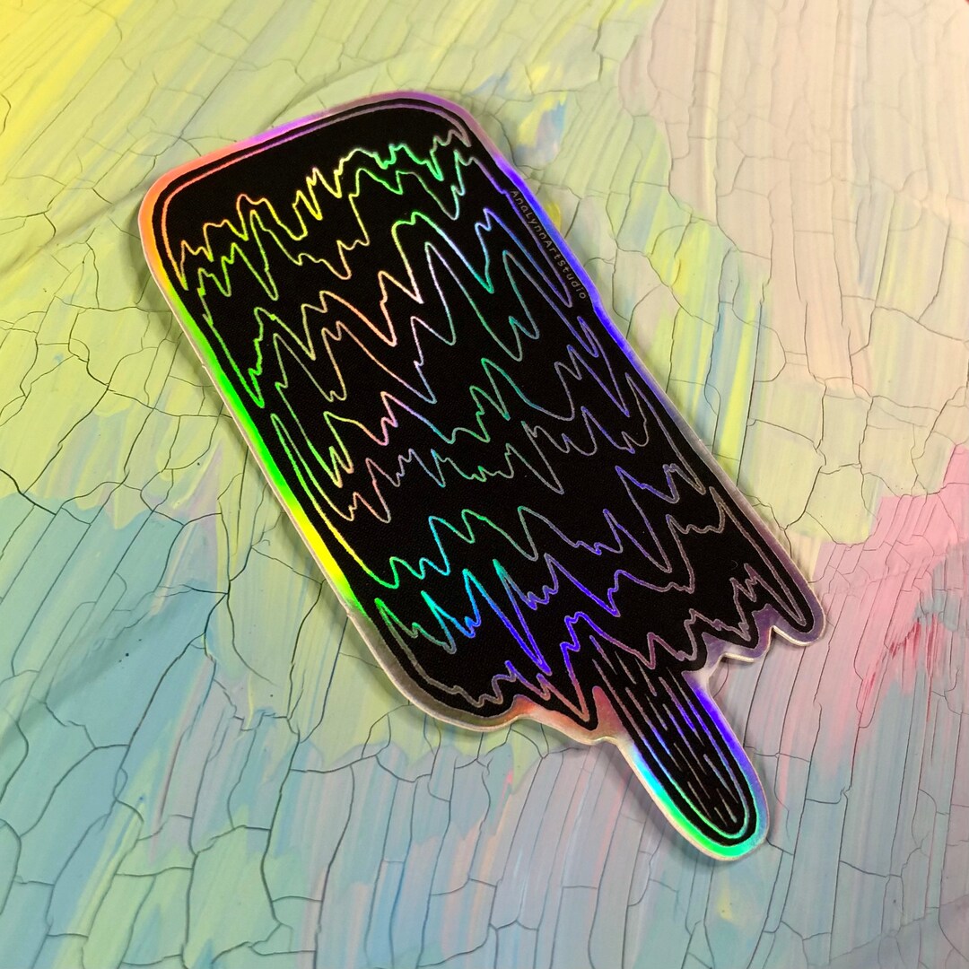 Trohpy Sticker Trippy Treat || Holographic Sticker - Etsy