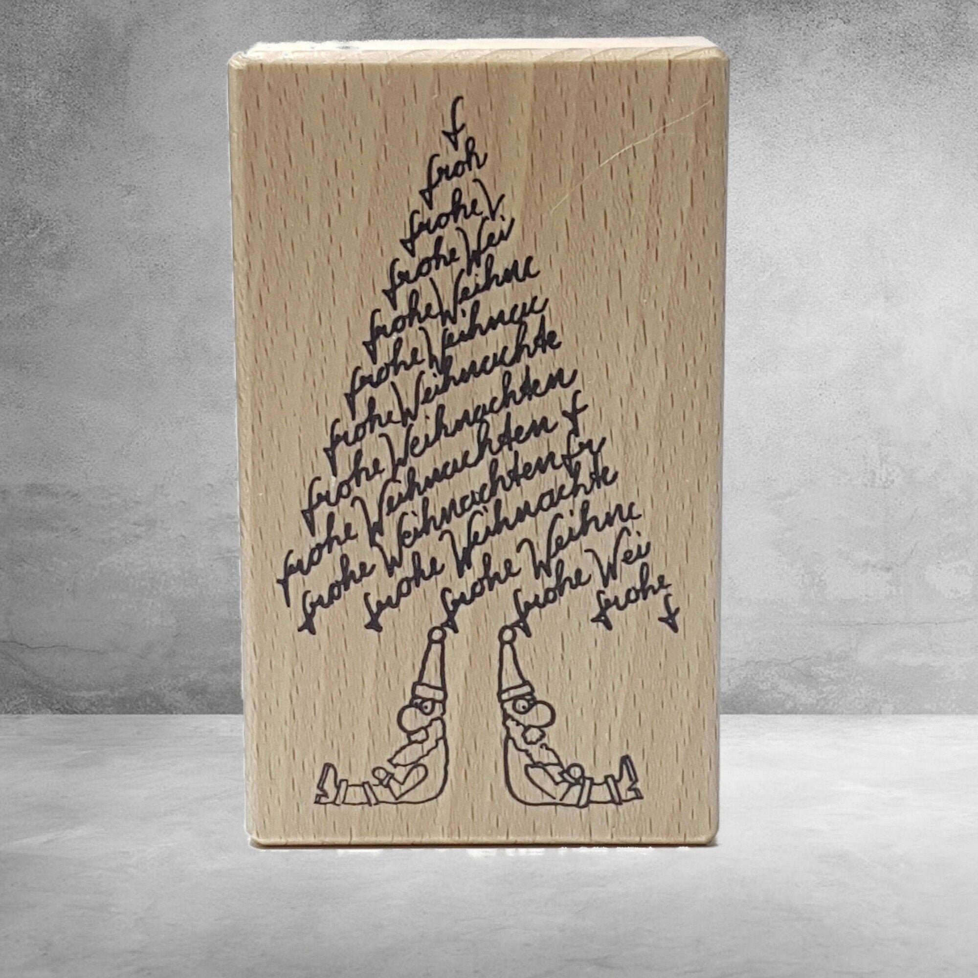 Motivstempel Frohe Weihnachten Schrift 10x6cm Stempel Etsy