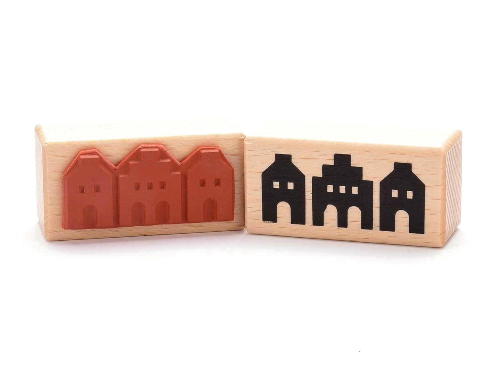 Rubber stamp House Houses Etsy