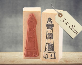 rubber stamp Lighthouse East Frisia